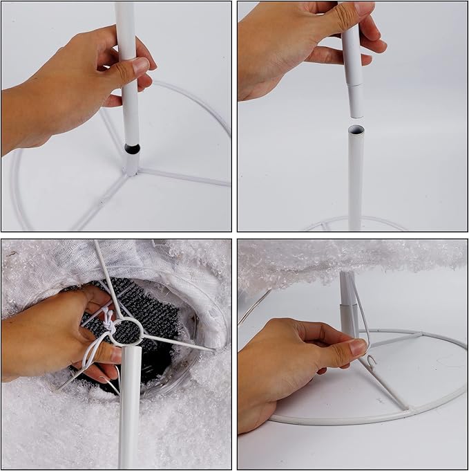 Dynaming 31.5 Inch Lighted Snowman Christmas Decorations, 45 LED Pre-Lit Light up Snowman with Top Hat, Collapsible Pop up Snowman for Outdoor Indoor Home Yard Garden Lawn Holiday Xmas Party