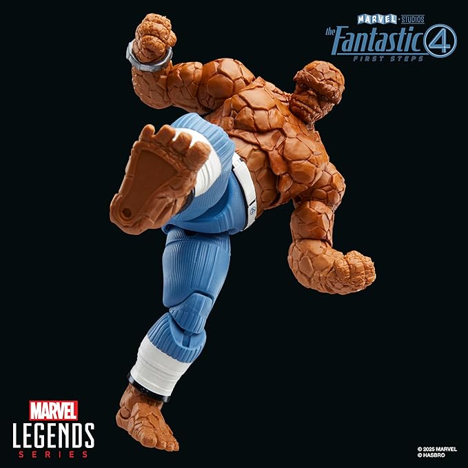 Marvel Legends Series The Thing, The Fantastic Four: First Steps Ben Grimm Movie Collectible 6 Inch Action Figure Toy