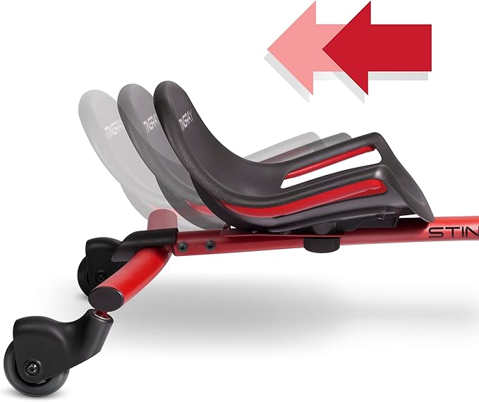 Radio Flyer Stingray Ride On Scooter Toy for Kids Ages 3-8 Years, Black, Drifter