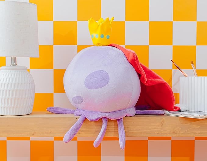 Nickelodeon Spongebob Squarepants King Jellyfish 10-Inch Collector Plush Toy, Large Soft Stuffed Animal