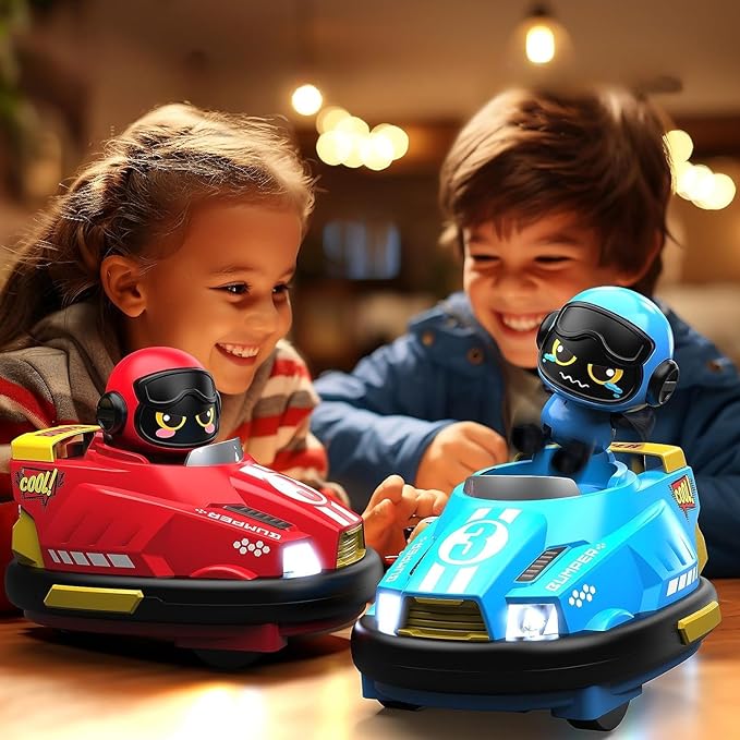 OBEST Multiplayer Remote Control Bumper Car, 2 Pack, RC Car with Ejection Doll, Interactive Toys for Parents and Kids