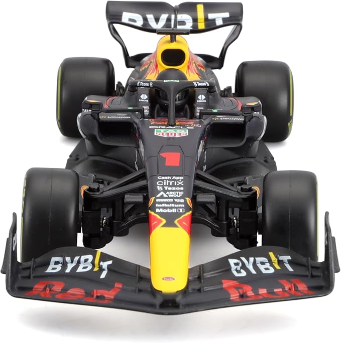 Maisto Tech R/C F1 Red Bull Racing RB18 (2023): 1:24 Scale Remote Control Car, Faithful Formula 1 Car, 2.4 GHz, Pistol Grip Control, 23 cm, Black (582356)
