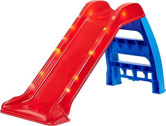 Little Tikes Light-Up First Slide for Kids Indoors/Outdoors , Red