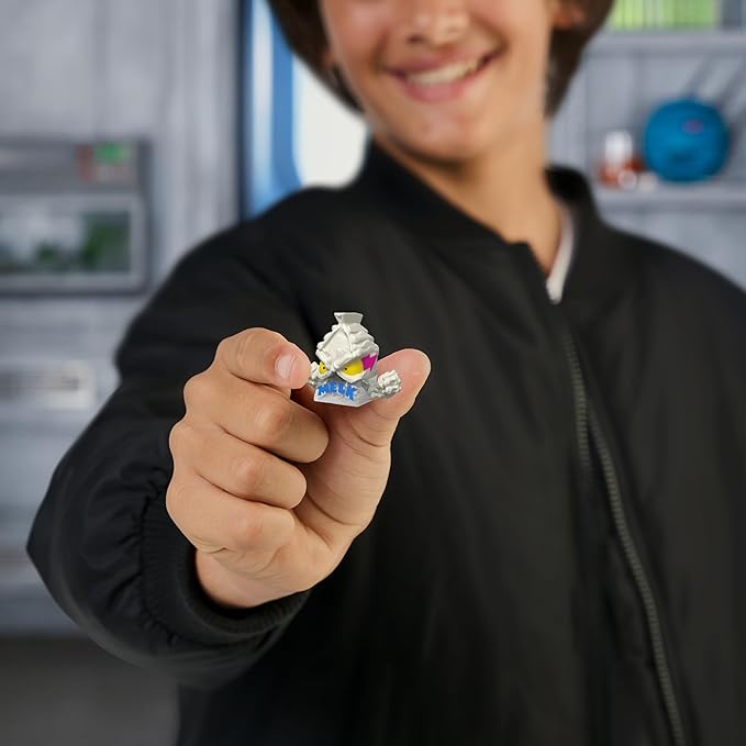 MRBEAST LAB Swarms Series 3, Hyper Fusion Series, 14 Pack Collectible Micro Beasts, 14 Collectible Stickers & 4 Fusion Caps to Build Out Your Own Steel Slushee