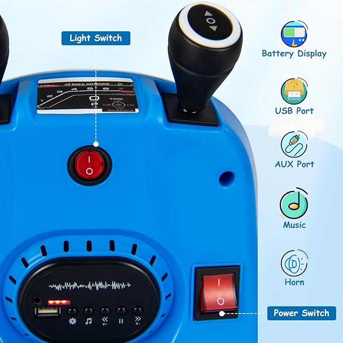 HONEY JOY 12V Bumper Car for Toddlers 1-3, Baby Ride on Bumper Car w/Dual Joysticks, Flashing LED Light & 360 Degree Spin, Electric Vehicle for Kids, Ride on Car w/Remote Control, Gift for Boys Girls