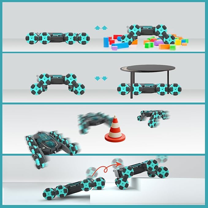 8WD Hand Controlled RC Stunt Car, Gesture Sensing Remote Control Crawler Car for Boys Age 8-13, 2.4Ghz Climbing Toys for Kid 6-10 11 12 Year Old, Christmas Birthday Gifts for Boys Girls