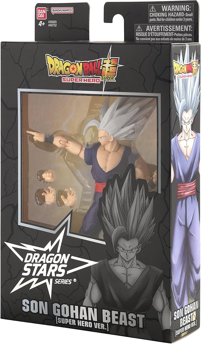 Dragon Ball Super - Dragon Stars - Son Gohan Beast (Super Hero), 6.5" Action Figure