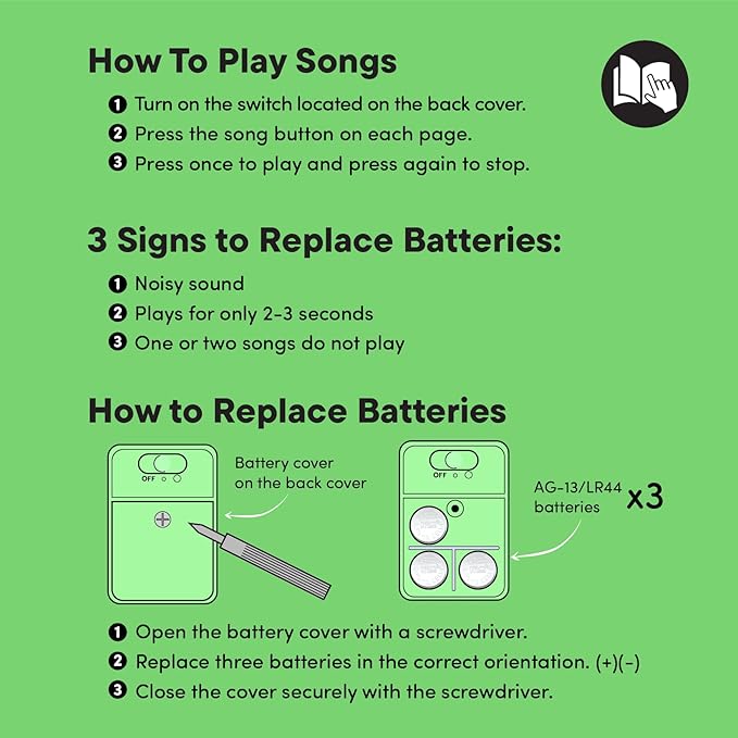 Jesus Loves Me Christian Sound Books for Kids - 6 Bible Songs - Christening, Baptism Gifts for Boys and Girls - Religious Toys, Interactive Music Books for Toddlers - Baby Dedication