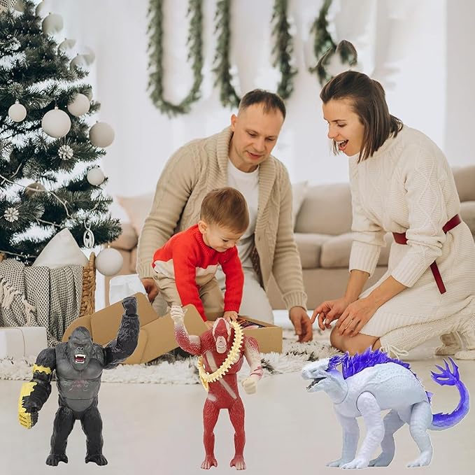 4-Pack 8" Tall Collectible Toys - Movie Monster Series Action Figures Toys Set