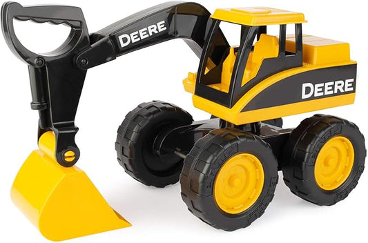John Deere Sandbox Big Scoop Excavator Toy with Tilting Dump Bed - Construction Toys - 15 Inch