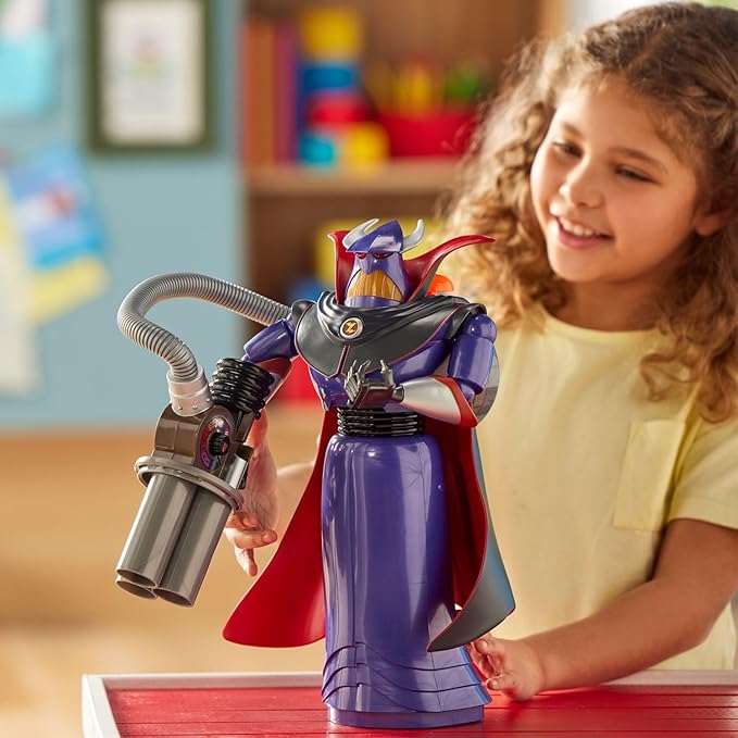 Disney Store Official Zurg Interactive Talking Action Figure from Toy Story, Features Sounds and Phrases from the Movies, Interacts with Other Figures and Toys