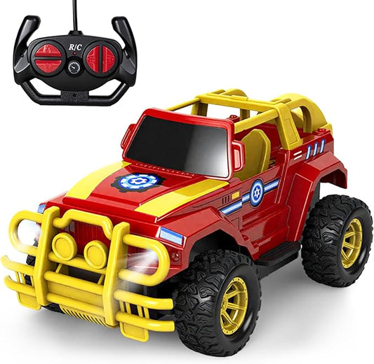 Hymaz Remote Control Car for Kids 4-7 8-12, 2.4Ghz 1:20 Scale RC Car Off-Road Truck with Headlight, Indoor Outdoor Cool RC Toys Full Functions for Boys Girls Birthday Xmas Party Gifts