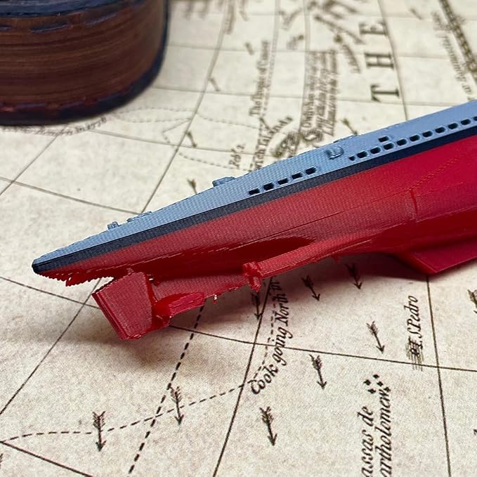12” Uboat Submarine Model, Titanic Era Subarine, WW2 submarine, Titanic Toy, Titanic Model, Titanic Toys For Kids, Toy boat, Toy Ship (Uboat)