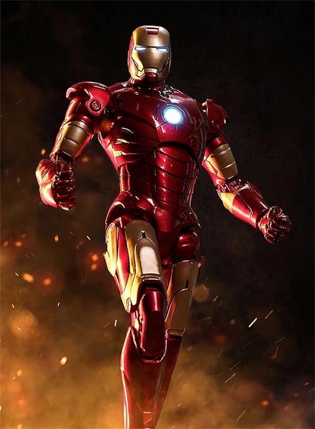 OVONNI 7 Inch MK3(1/10 Scale) Action Figure,Exquisite Painting Collectible Figure with Lots of Accessories