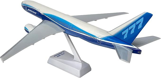 Flight Miniatures Boeing Demo (04-Cur) 777-200 1:200 Scale - Plastic Snap-Fit Model Airplane - Collectible Replica of Boeing Aircraft Part #ABO-77720H-029