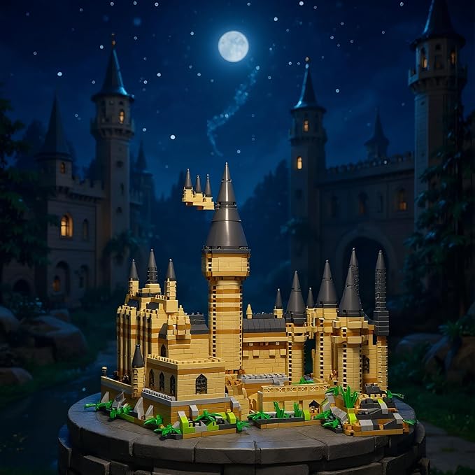 Micro Mini Building Block Sets for Adults, No Compatible with Lego, Magic Tower Building Moldel for Home & Office Decor, MOC 3D Creative Model Gifts for Christmas