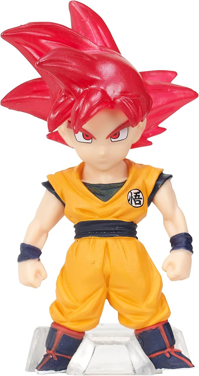 Dragon Ball Super Dragon Ball Adverge SS Blue Goku, SS Rose Goku Black and Golden Freiza 2.5-Inch Mini Figure 4-Pack