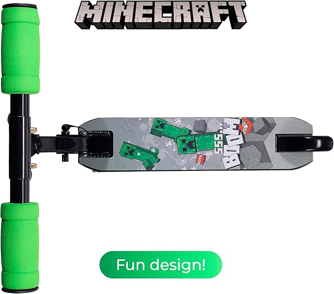 2 Wheel Kick Scooter with Light Up Wheels – Foldable, Non-Slip Deck, Comfortable & Smooth Ride