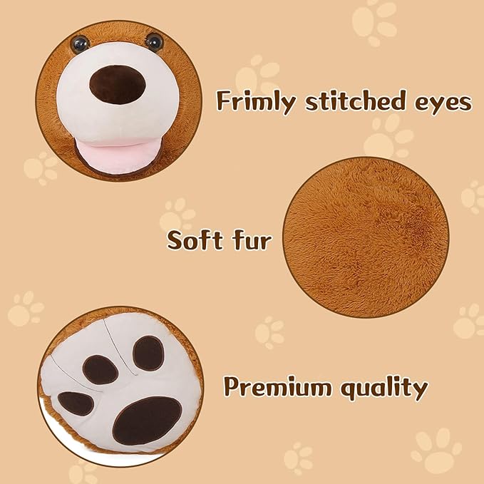 MorisMos Giant Teddy Bear Plush 6 Feet, Large Teddy Bears Stuffed Animals for Girlfriend Boyfriend, 6 Foot Life Size Bear Gifts, Baby Shower, Birthday