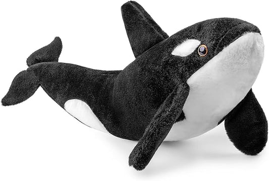 ZHONGXIN MADE Orca Plush Toy - Realistic Orca Stuffed Animals 19in, Soft Ocean Sea Creatures Orca Sharks Plush Toy Gift Collection for Kids