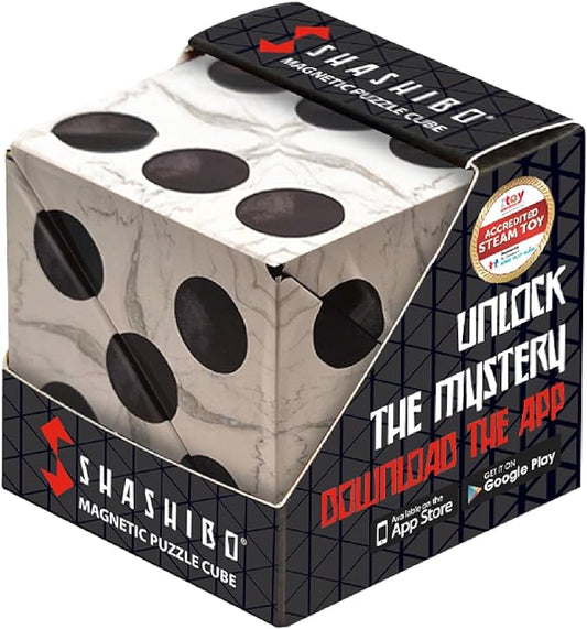 SHASHIBO Shape Shifting Box - STEM Magnetic Fidget Cube That Transforms Into Over 70 Shapes, Download Fun in Motion Toys Mobile App (Renaissance)