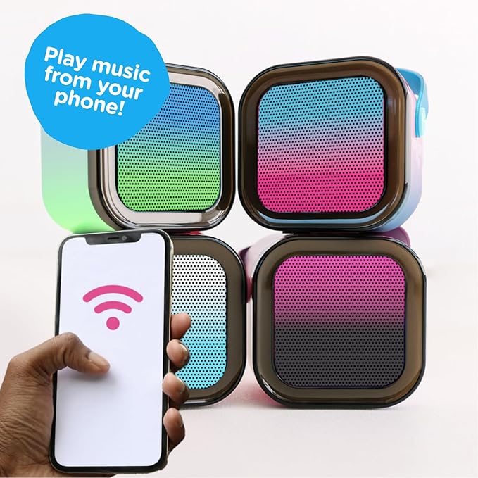 Move2Play, Karaoke Machine for Kids | Includes 20+ Kid Songs | 2 Microphones | Connect with Bluetooth | 3, 4, 5, 6, 7+ Year Old Gift | Toy for Girls, Boys, & Toddler | Birthday Present