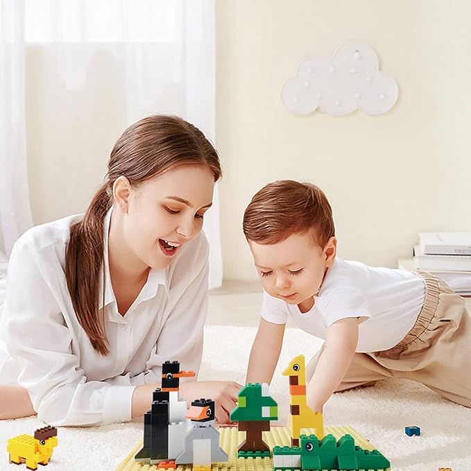 1500 Pieces Building Bricks, Classic Bulk Small Blocks, Classic Bricks Set Basic Building Blocks Compatible with All Major Brands