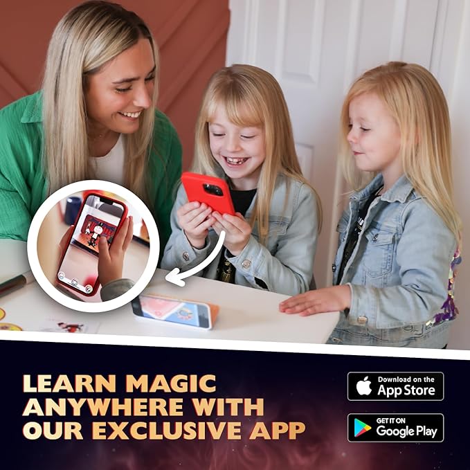 Marvin's Magic - Magician Costume with Magic Wand, Stickers, Magician Hat, Colouring Book and More - Gifts for Children, Toys, Kids Halloween Costume - Kids Costume