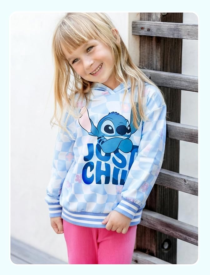 Disney Lilo & Stitch Minnie Mickey Spiderman Frozen Elsa Boys/Girls Hoodie Sweatshirt Graphic Pullover Tops Toddler-Big Kid
