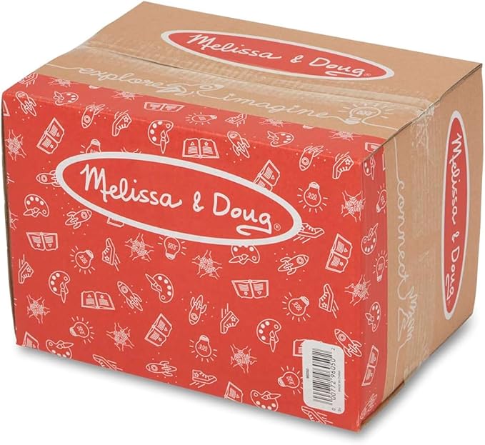 Melissa & Doug Service Station Parking Garage With 2 Wooden Cars and Drive-Thru Car Wash (SIOC)