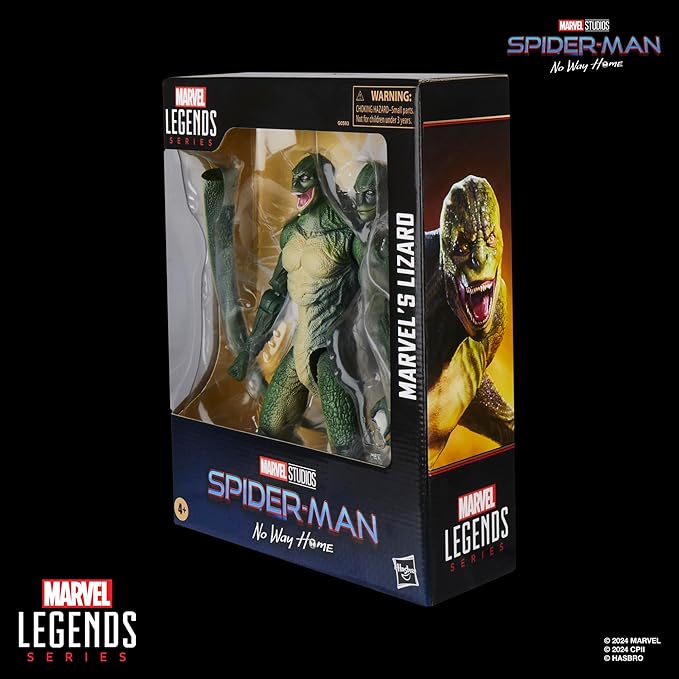 Marvel Legends Series Lizard, Spider-Man: No Way Home Deluxe Collectible 6 Inch Action Figure (Amazon Exclusive)