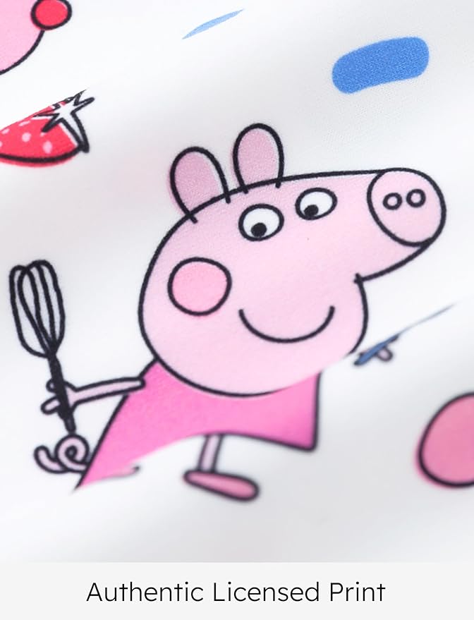 Peppa Pig Girls Skirt Sets Long Sleeves Top Shirt and Skirt Fall Outfits Cute Clothing Sets for Birthday Party Toddler Girl