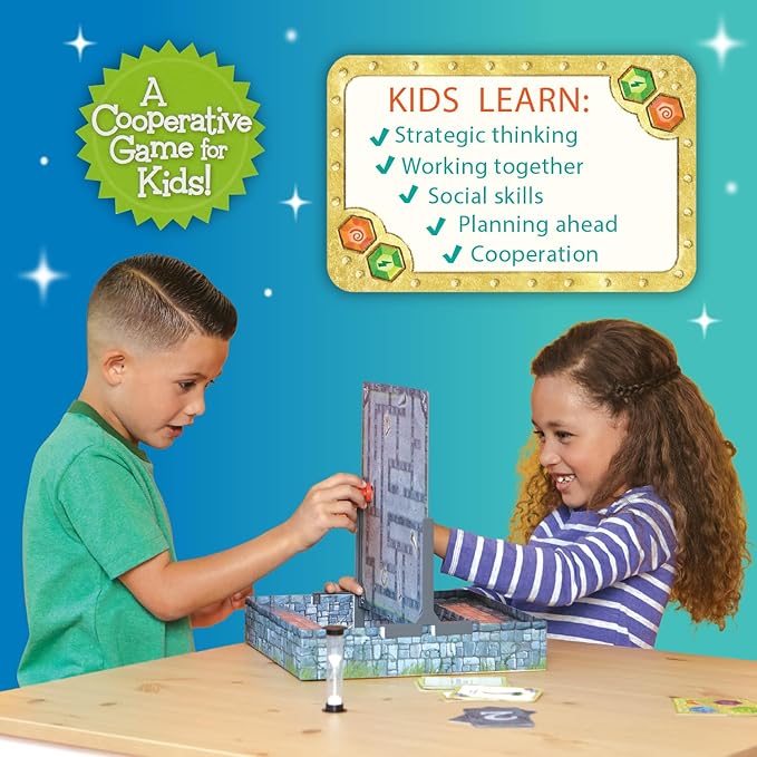 Peaceable Kingdom Gnomes at Night A Cooperative Maze Game for 2 to 4 Kids Ages 6+