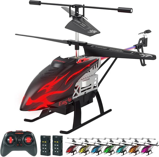Remote Control Helicopter for Kids with 30-Minute Flight Time, LED Light Effects, Altitude Hold, One-Key Takeoff/Landing, for Boys and Girls Ages 6+, Perfect Christmas and Birthday Gifts