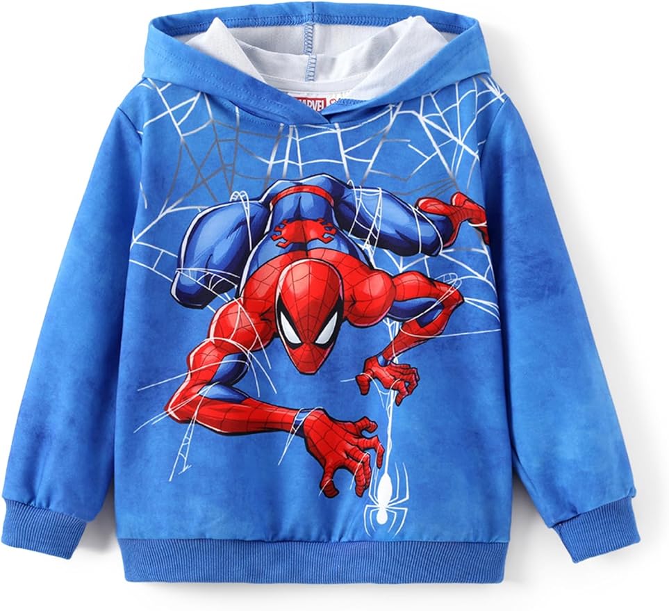 Disney Lilo & Stitch Minnie Mickey Spiderman Frozen Elsa Boys/Girls Hoodie Sweatshirt Graphic Pullover Tops Toddler-Big Kid