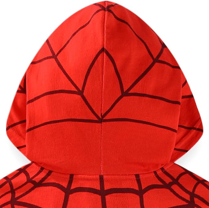 Marvel Spider-Man Boys Cosplay Hooded Coverall for Toddler