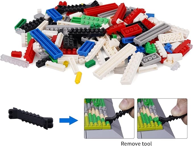 Micro Mini Blocks, Football Stadium Series Model Mini Building Blocks Architecture Model Building kit (Camp NOU)