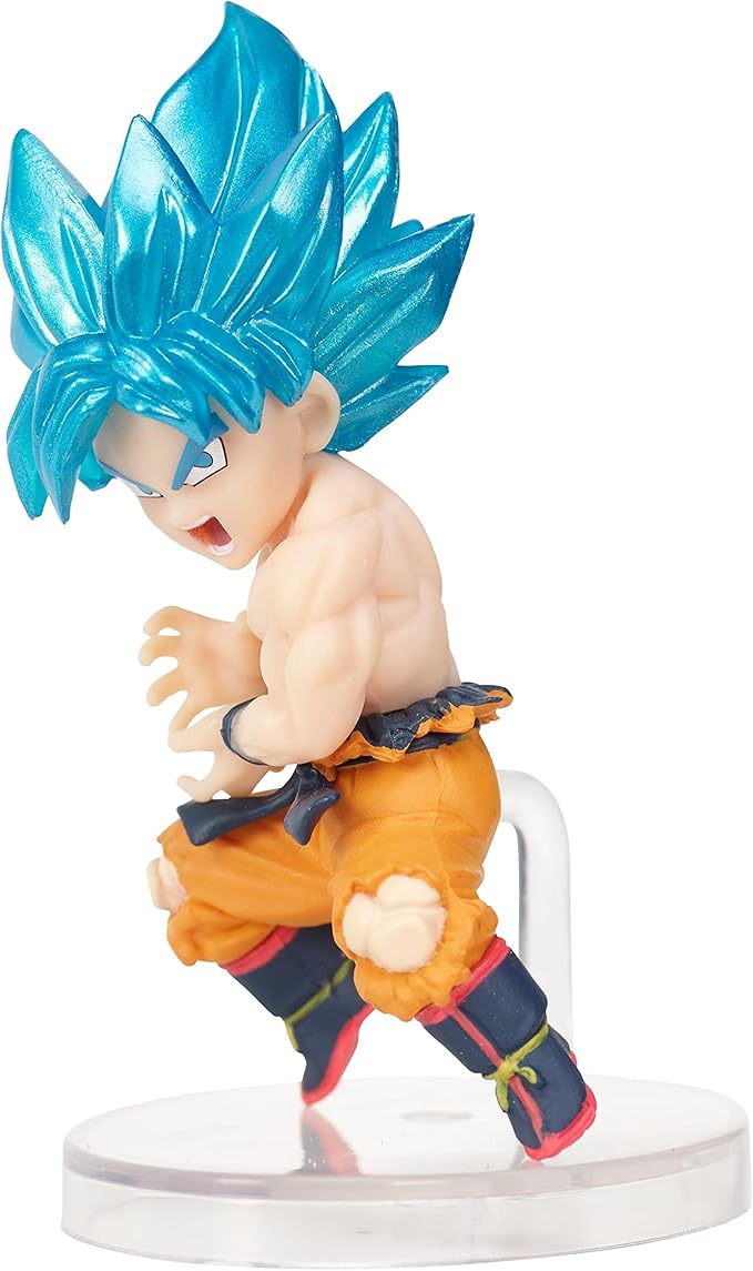 Bandai Namco - Dragon Ball Super - Super Saiyan Blue Goku, Super Saiyan Blue Vegeta, Super Saiyan Broly, and Piccolo, Dragon Ball Adverge 2" Figure (Box Set 3)