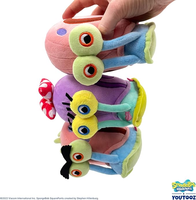 Youtooz Prehistoric Gary The Snail Stickie Plush 6", Cute Spongebob Squarepants Snail Toy Collection