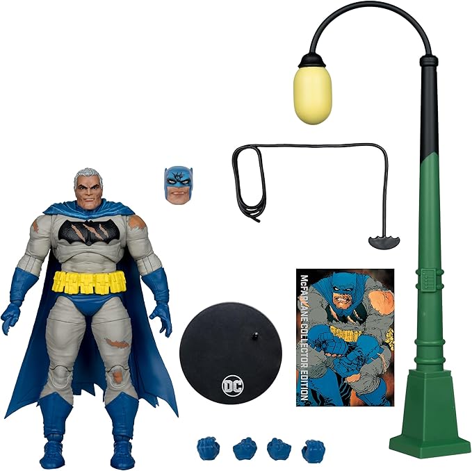 McFarlane Toys - DC Multiverse Batman Battle Damage Blue (The Dark Knight Returns) 7in Figure McFarlane Collector Edition #21