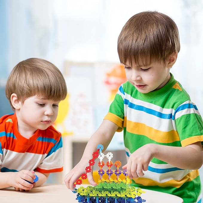 Discos, Interlocking Connecting Kids Toys, Preschool Learning Montessori Toys, Play and Learning, Stem Learning Toys Ages 3+