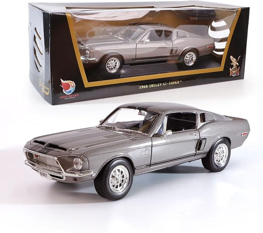 1968 Ford Shelby Cobra GT-500KR 1:18 Scale Diecast Model Premium Alloy Sports Cars with Display Case, Working Steering, Best Gift for Men, Dad & Kids 14+ Years Collector's