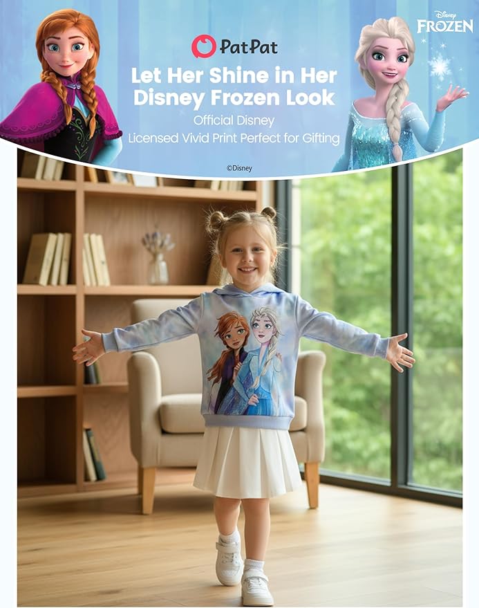 Disney Lilo & Stitch Minnie Mickey Spiderman Frozen Elsa Boys/Girls Hoodie Sweatshirt Graphic Pullover Tops Toddler-Big Kid