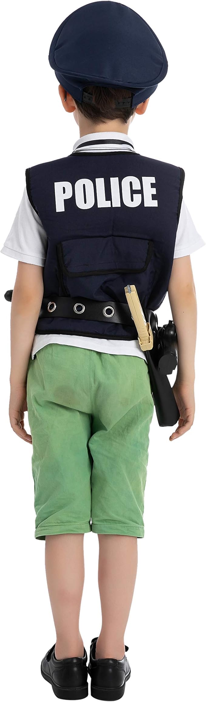 JOYIN 14 Pcs Police Pretend Play Toys Hat and Uniform Outfit for Halloween Dress Up Party, Officer Costume, Role-playing