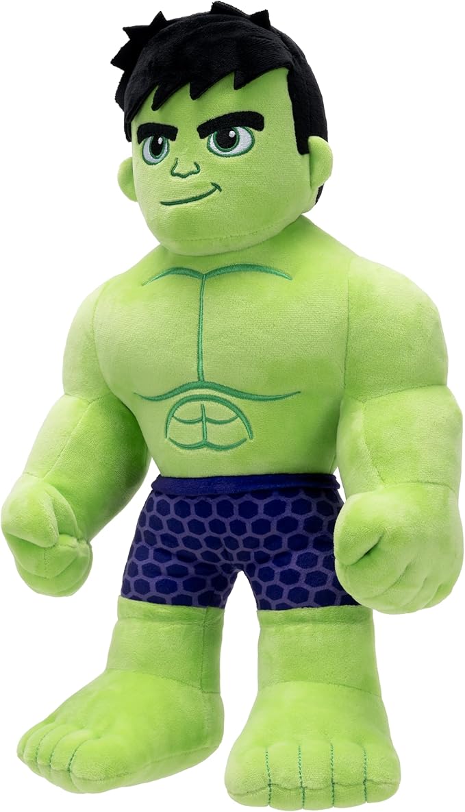 Marvel Spidey and His Amazing Friends My Friend Hulk Feature Plush - 16-Inch Talking Plush with 16 Unique Phrases