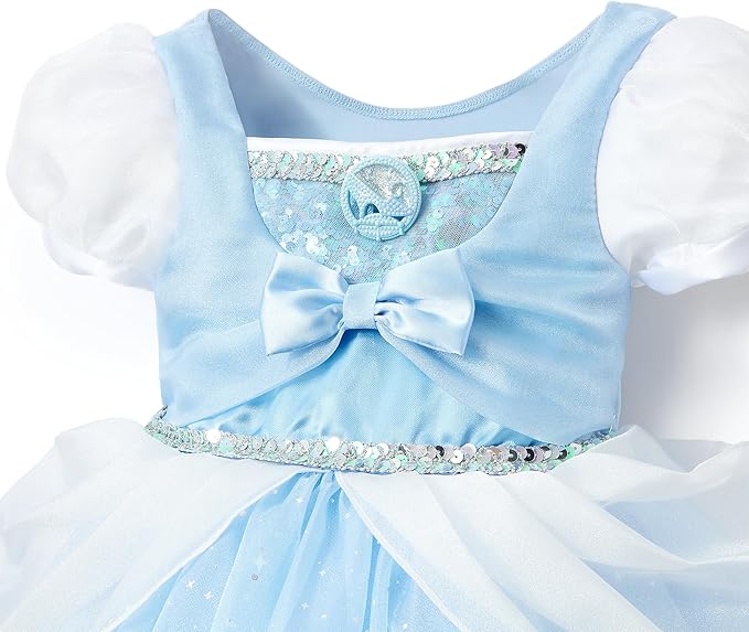 DISNEY STORE Official Princess Halloween Costume for Kids - Disney Princess Dresses - Dress up Clothes for Pretend Play