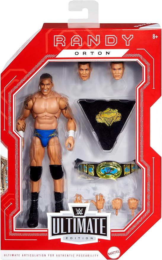 Mattel WWE Coliseum Collection Action Figure 2-Pack, Set with Ultimate Warrior & Honky Tonk Man 6-inch Collectibles & Accessories Including Swappable Parts (Amazon Exclusive)