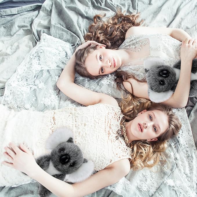 6 Pcs Koala Stuffed Plush Animal Cute Doll Toy Soft Mini Koala Bear Plush 5 Inches Small Stuffed for Birthday Party Gifts, Gray