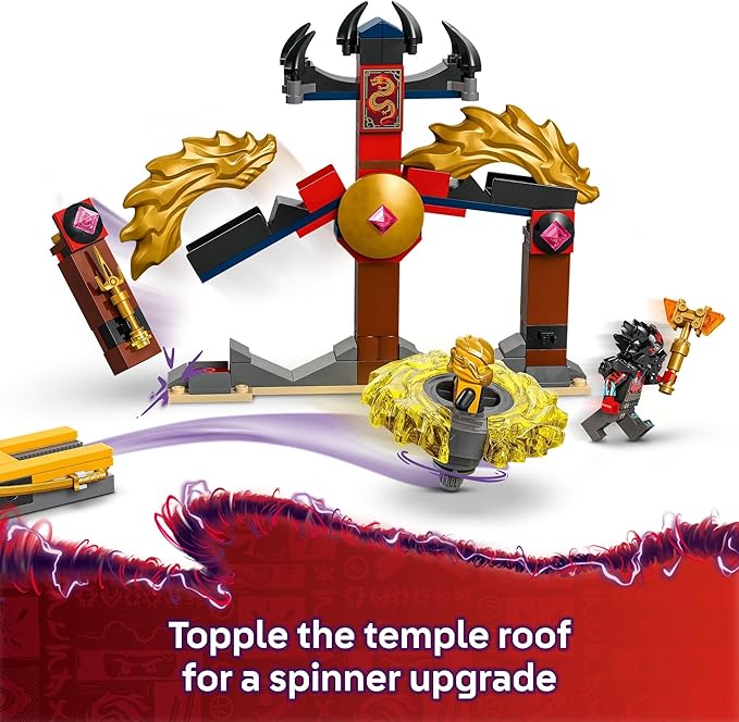 LEGO NINJAGO Dragon Spinjitzu Battle Pack - Spinning Blade Building Toy for Kids, Boys and Girls, Ages 6+ - with 2 Minifigures - Gift Idea for Birthdays - 71826