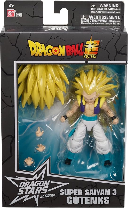 Dragon Ball Super - Dragon Stars - Super Saiyan 3 Gotenks, 6.5" Action Figure